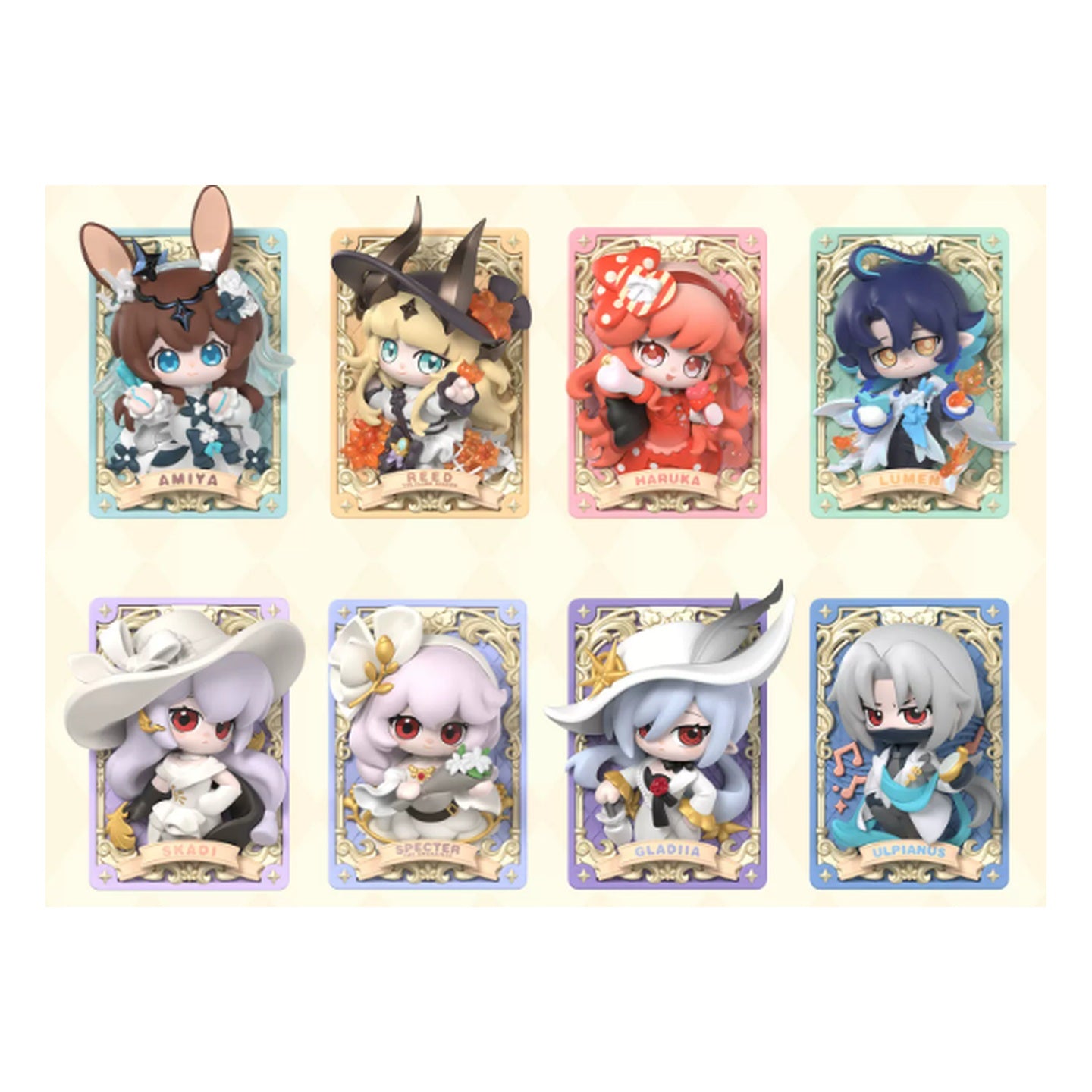 KAYOU x Arknights Luminescent Serenade 3D Card Figure possible character lineup