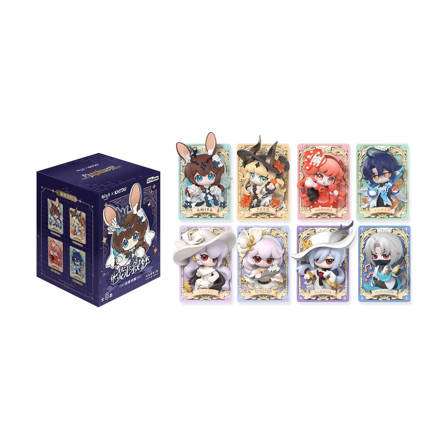 KAYOU x Arknights Luminescent Serenade 3D Card Figure Single Blind Box product photo