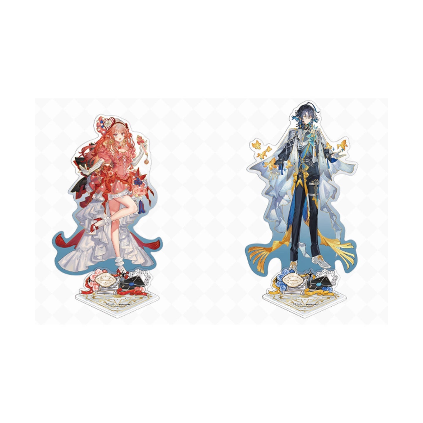 KAYOU x Arknights Luminescent Serenade Acrylic Stand Haruka and Lumen detail photo