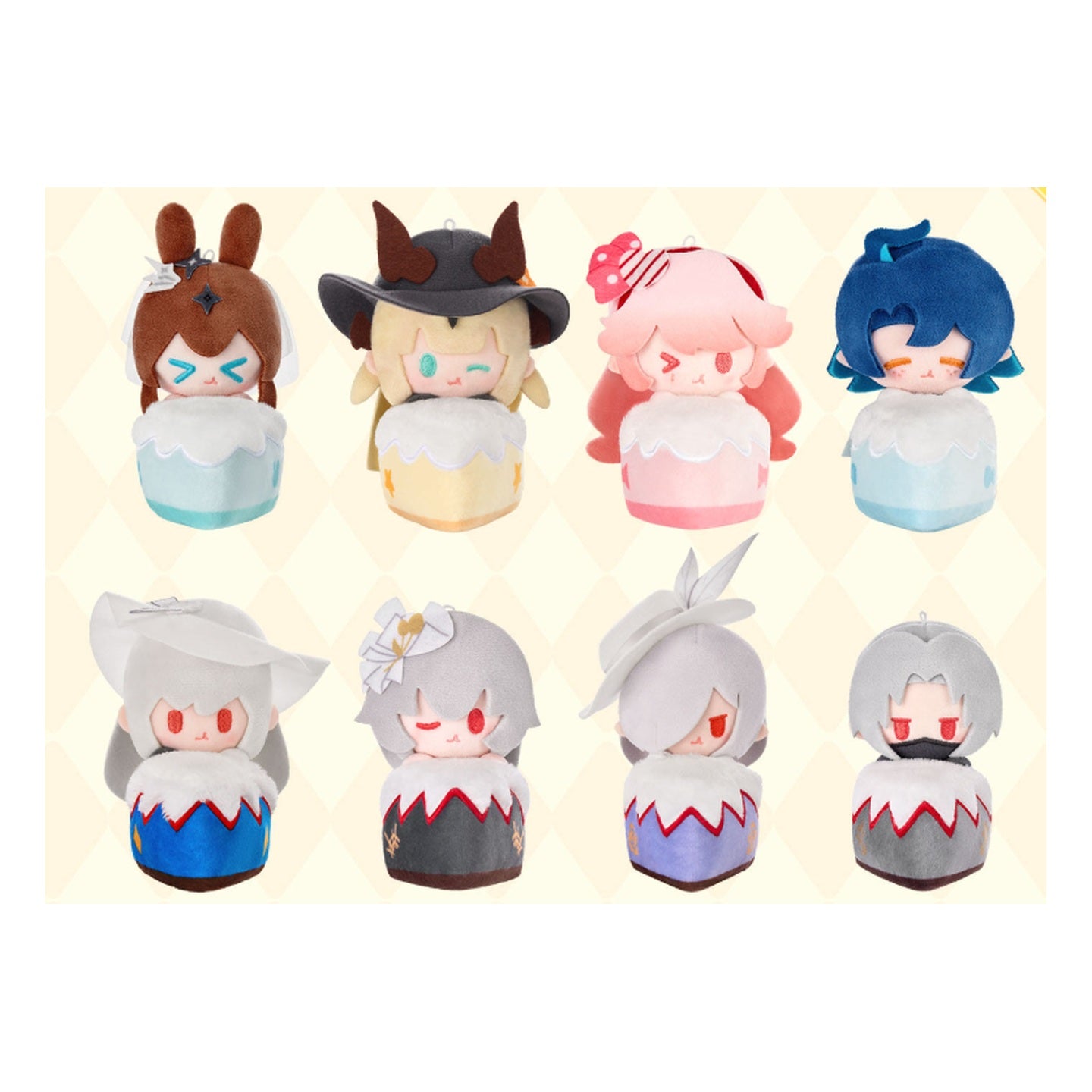 KAYOU x Arknights Luminescent Serenade Birthday Cake Plush Charm possible character lineup