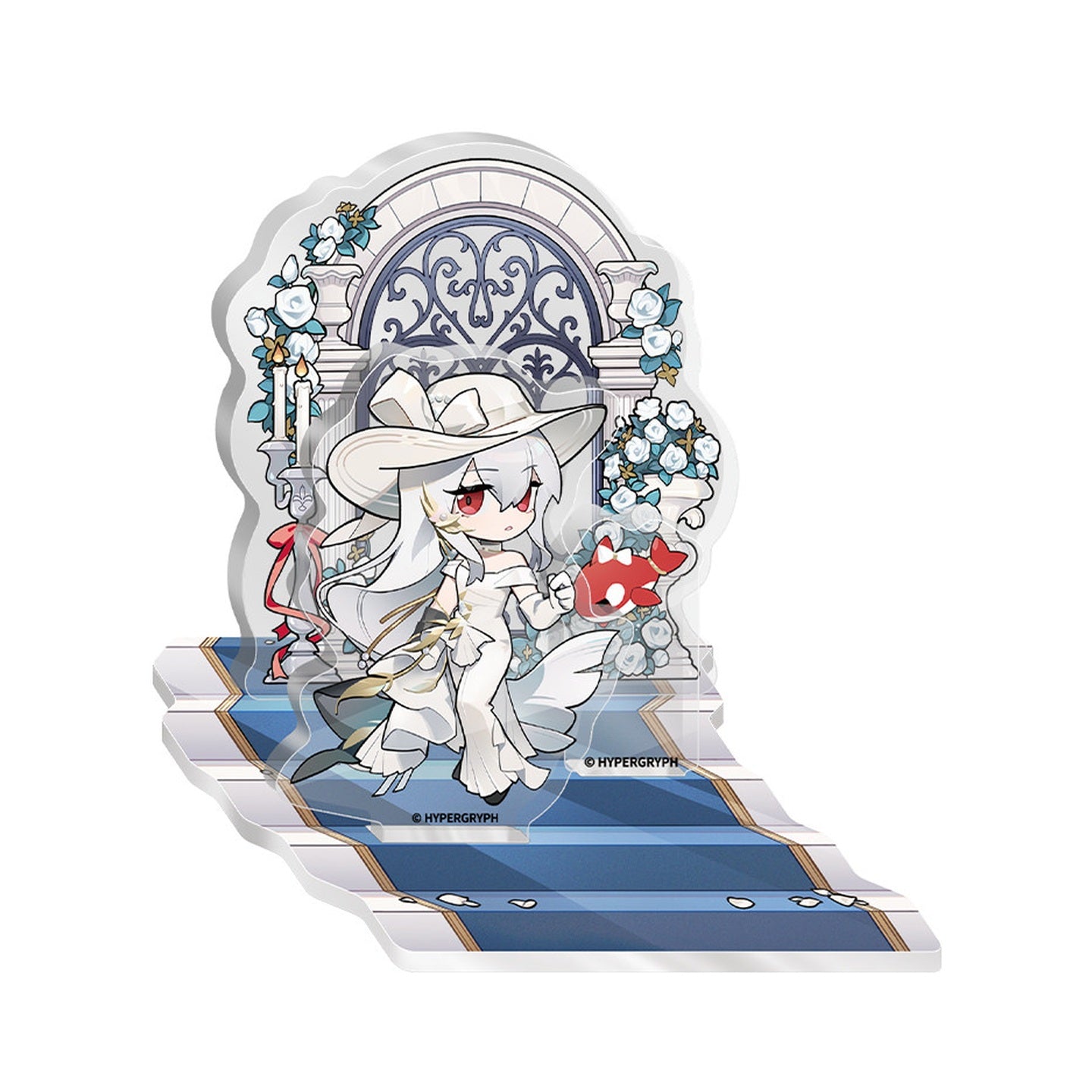 KAYOU x Arknights Luminescent Serenade Chibi Acrylic Stand Skadi product photo