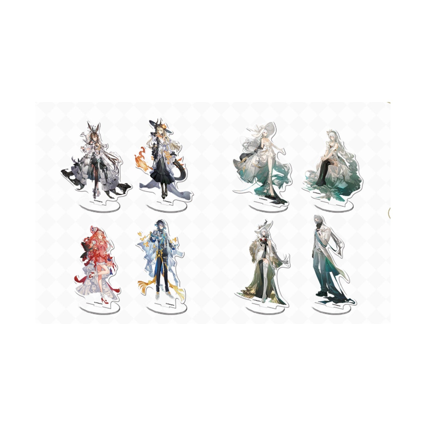 KAYOU x Arknights Luminescent Serenade Collector Gift Box acrylic stands detail photo