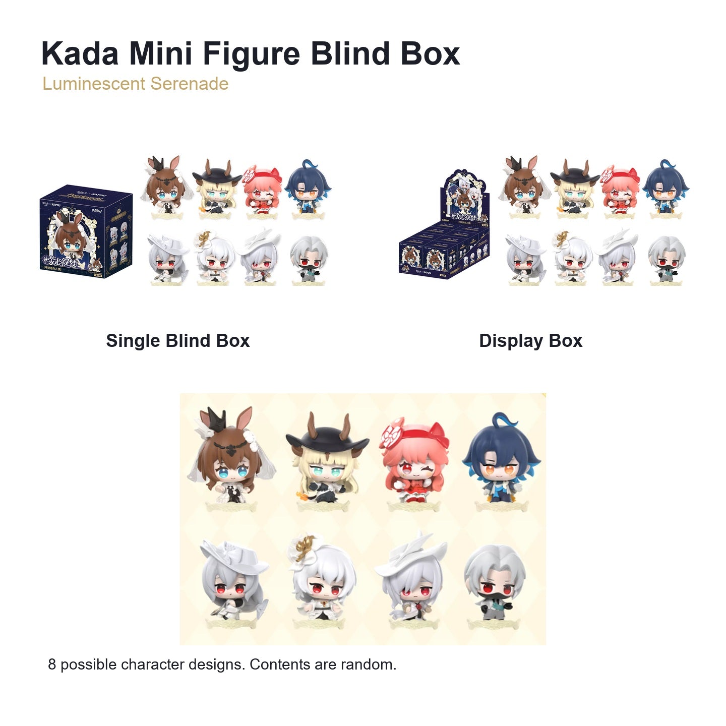 KAYOU x Arknights Luminescent Serenade Kada Mini Figure Blind Box hero image