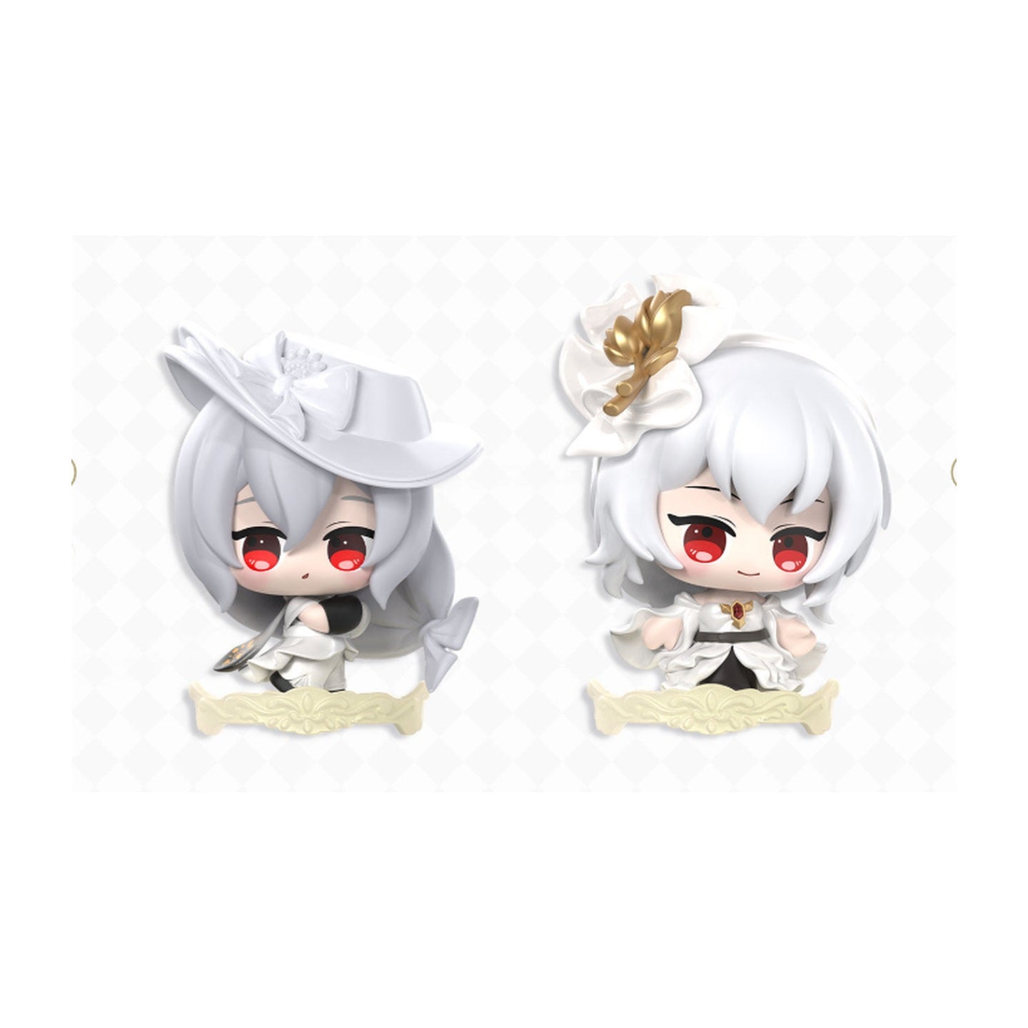 KAYOU x Arknights Luminescent Serenade Kada Mini Figure possible designs featuring Skadi and Specter the Unchained