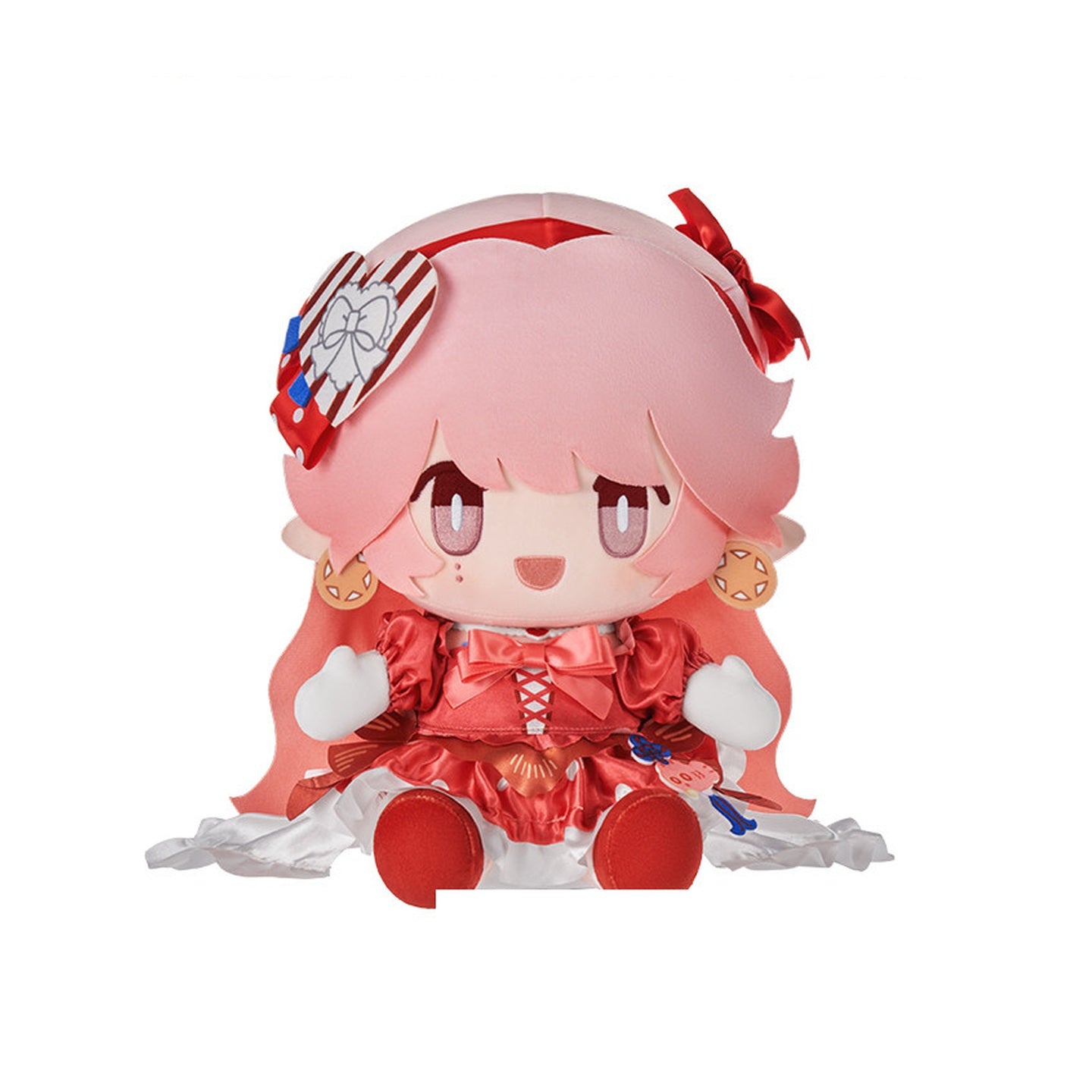 KAYOU x Arknights Pearlescent Pageantry Haruka sitting plush doll white background photo