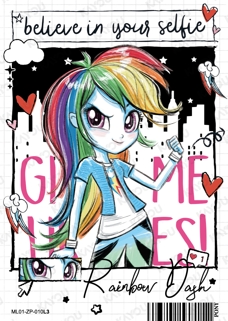 ML01-ZP-010 KAYOU MLP Friendship Sonic Boom Book Edition Friendship Sonic Boom Book ZP bundle card