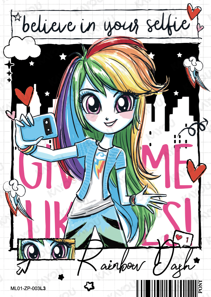 ML01-ZP-003 KAYOU MLP Friendship Sonic Boom Book Edition Friendship Sonic Boom Book ZP bundle card