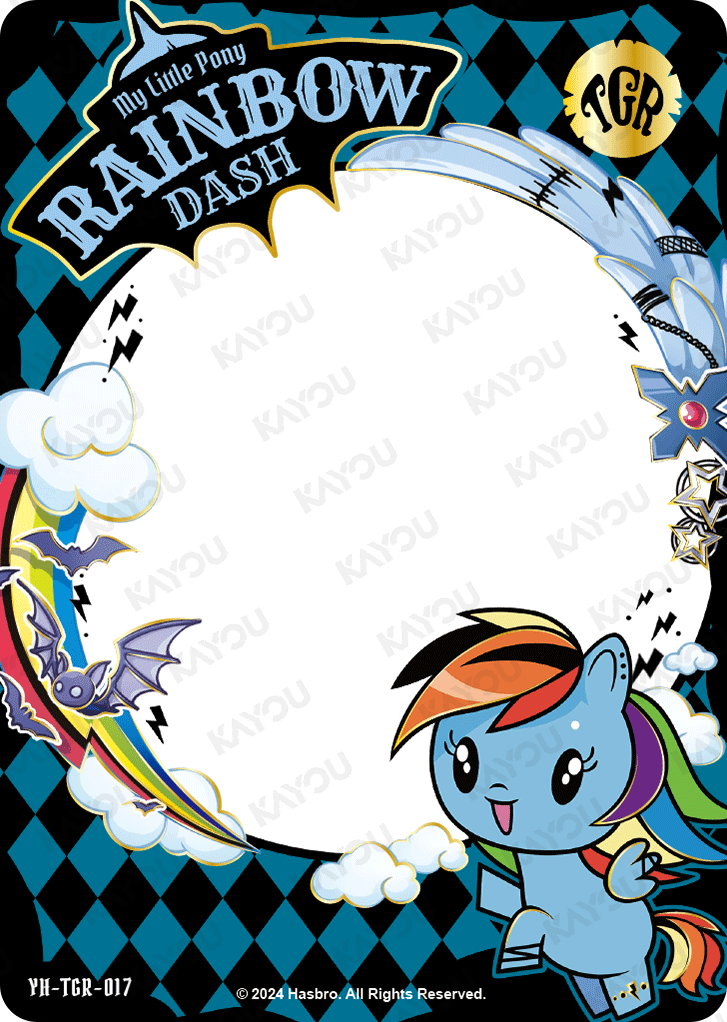YH-TGR-017 KAYOU MLP Rainbow Edition Rainbow 3 TGR bundle card
