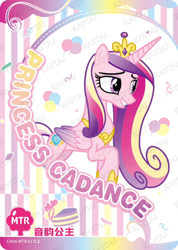 CH04-MTR-017 KAYOU MLP Rainbow Edition Rainbow 4 MTR bundle card