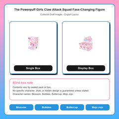 The Powerpuff Girls Claw Attack Squad Face-Changing Figure overview