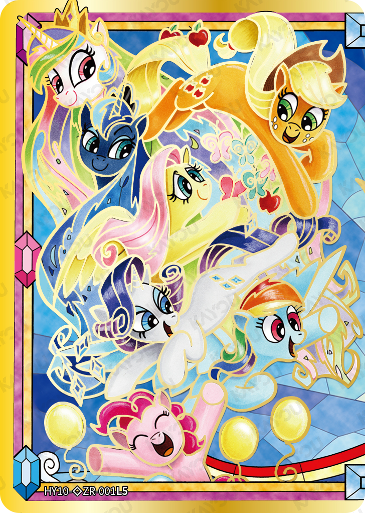 HY10-◇ZR-001L5 KAYOU MLP Moon Edition Moon 10 Hidden Diamond ZR single card