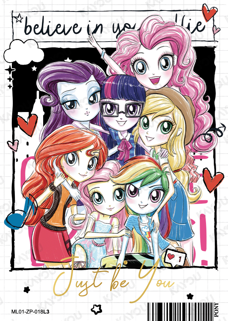 ML01-ZP-018 KAYOU MLP Friendship Sonic Boom Book Edition Friendship Sonic Boom Book ZP bundle card