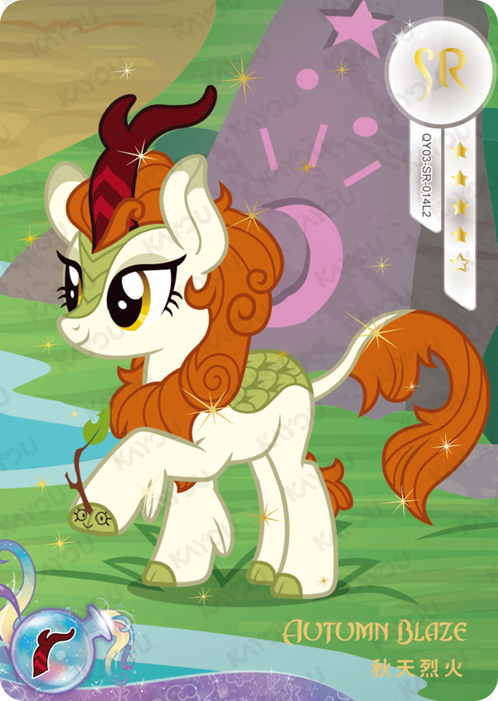 QY03-SR-014-CH04 KAYOU MLP Rainbow Edition Rainbow 4 SR bundle card