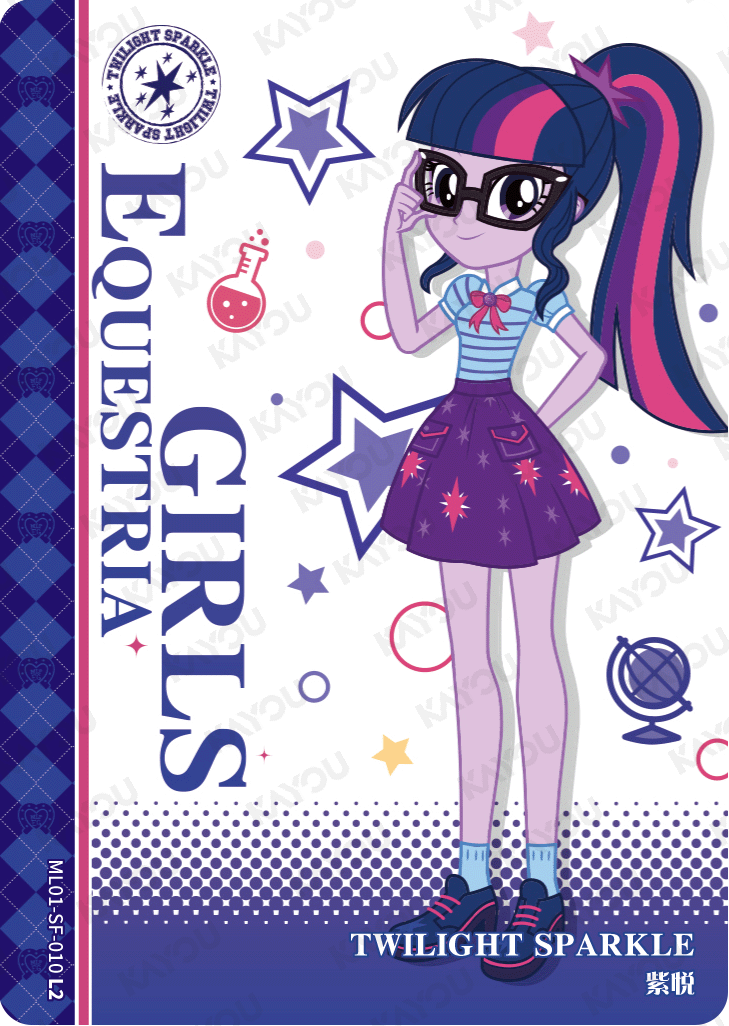 ML01-SF-010 KAYOU MLP Friendship Sonic Boom Book Edition Friendship Sonic Boom Book SF bundle card