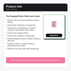 The Powerpuff Girls Fluffy Card Charm product info