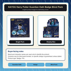 KAYOU Harry Potter Guardian Oath Badge Blind Pack English listing card