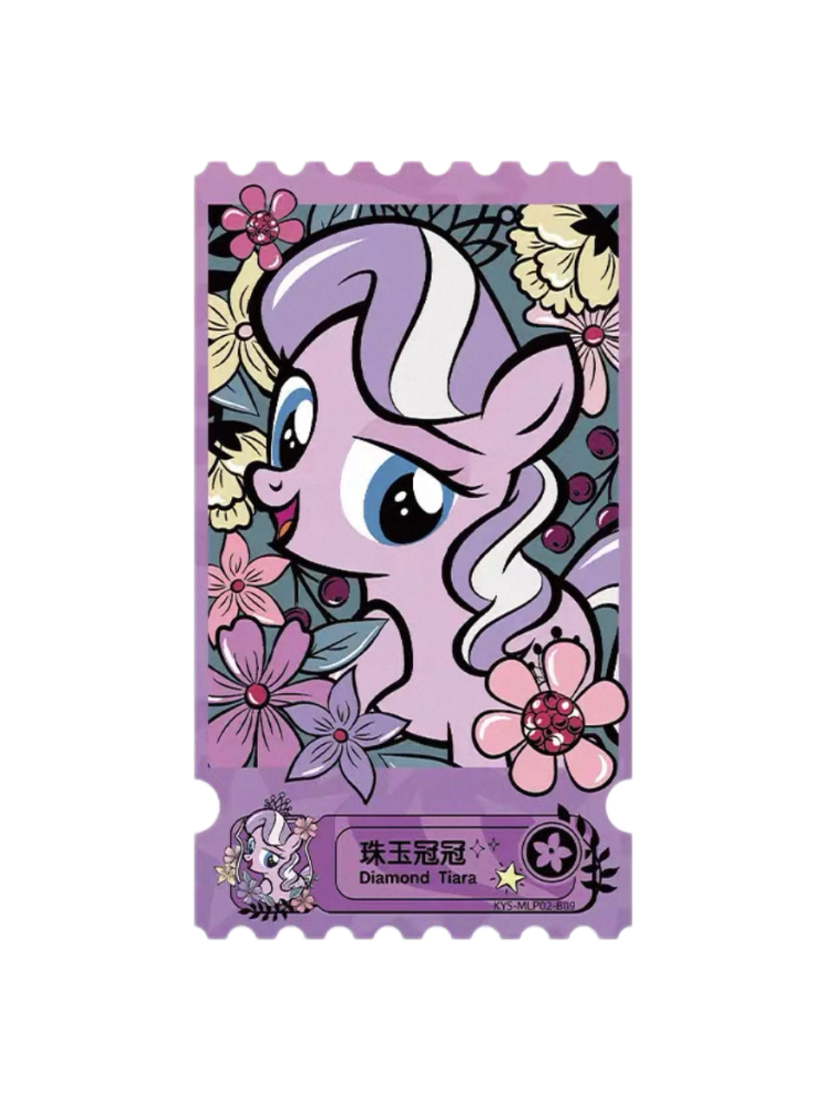 KAYOU MLP Flower Sea Party Commemorative Ticket Cards (KYS-MLP02) - Diamond Tiara