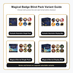KAYOU Harry Potter Magical Badge Blind Pack English listing card