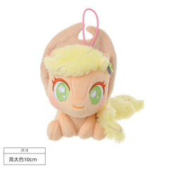 MINISO My Little Pony 10cm plush keychain peach and yellow pony charm
