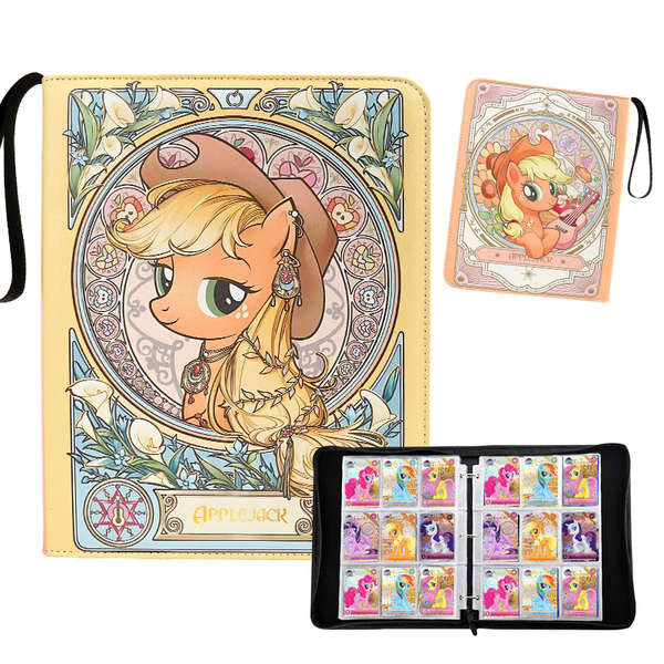 AJ Applejack MLP Star Pack AR artwork 9-pocket zipper card binder
