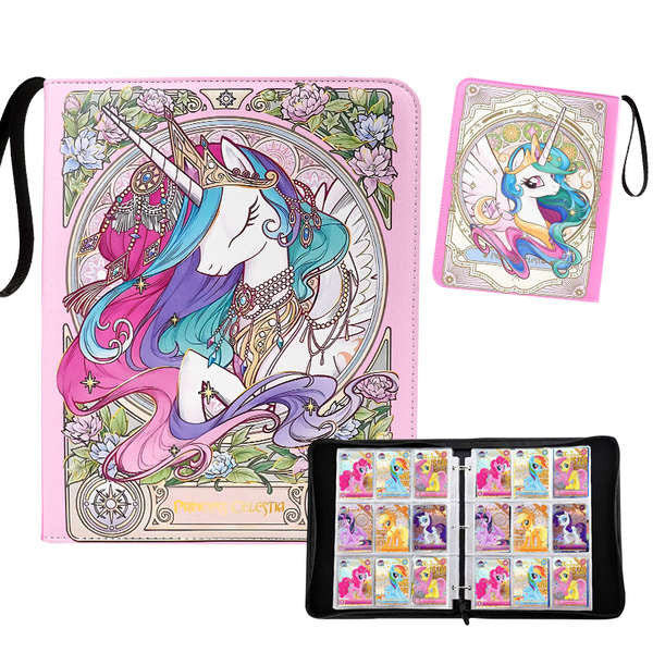 PC Princess Celestia MLP Star Pack AR artwork 9-pocket zipper card binder