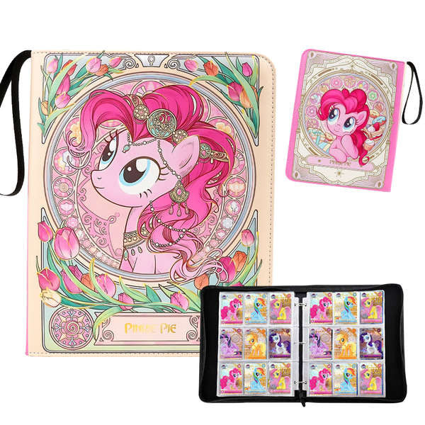 PP Pinkie Pie MLP Star Pack AR artwork 9-pocket zipper card binder
