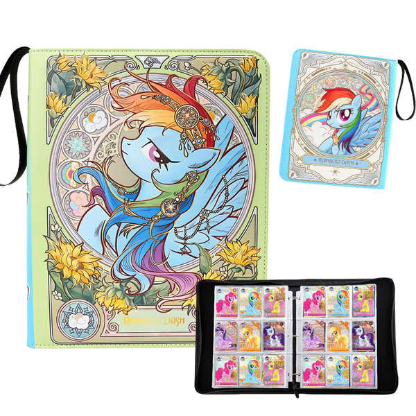 RD Rainbow Dash MLP Star Pack AR artwork 9-pocket zipper card binder
