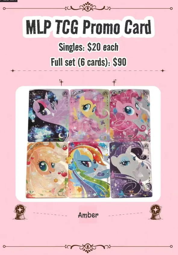 MLP TCG Promo Card pricing image for singles and full set