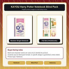 KAYOU Harry Potter Notebook Blind Pack English listing card