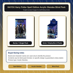 KAYOU Harry Potter Spell Edition Acrylic Standee Blind Pack English listing card