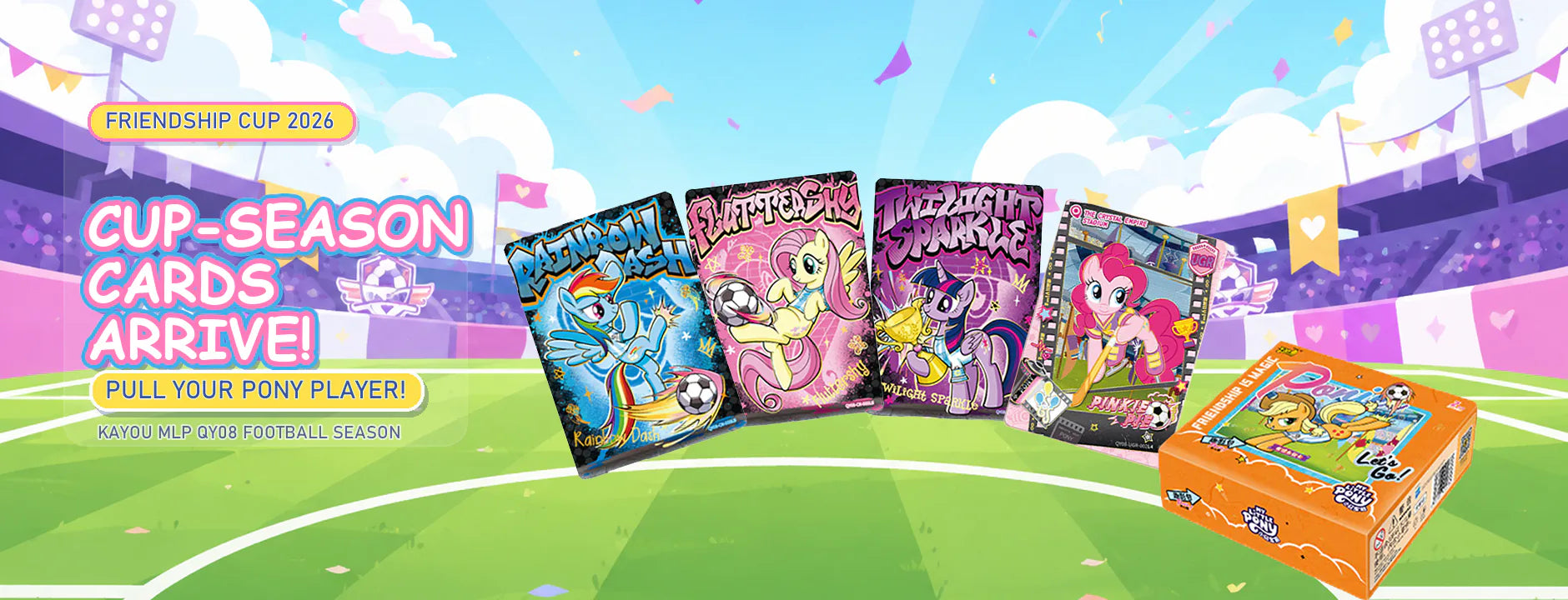 KAYOU My Little Pony Friendship Cup football season card release